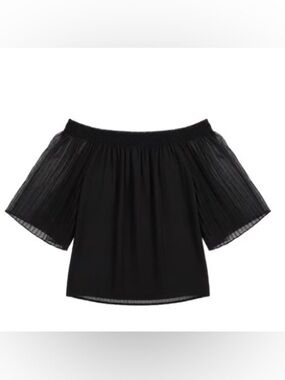 Off-Shoulder Black Women's Top Alice + Olivia